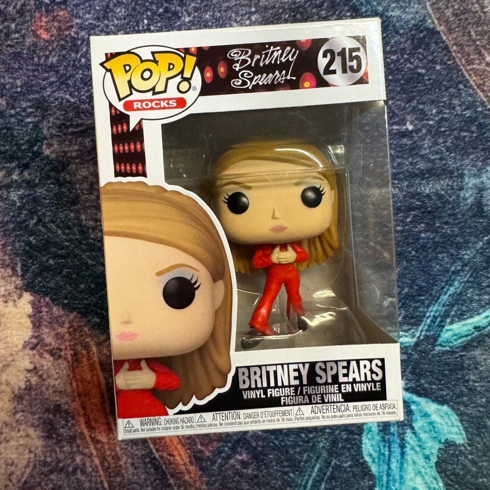 💜 Britney Spears Oops I Did It Again Music Video Funko Pop 215 - NWT